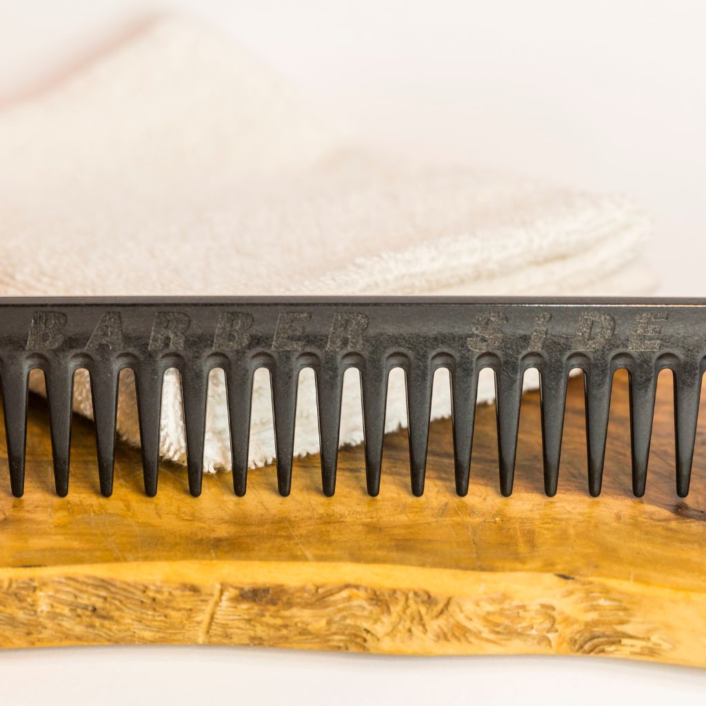 Peigne droit de coiffage cheveux et barbe – Barber side.fr